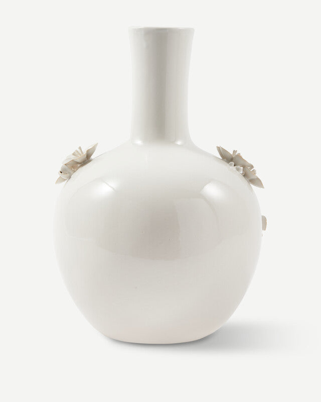 3D Buttercup Vase - White