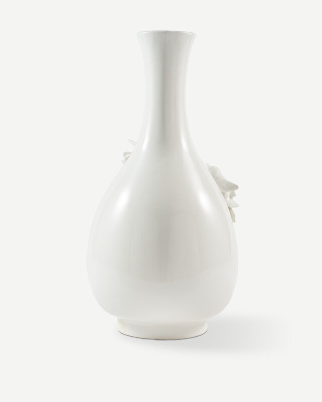 3D Birds Vase - White
