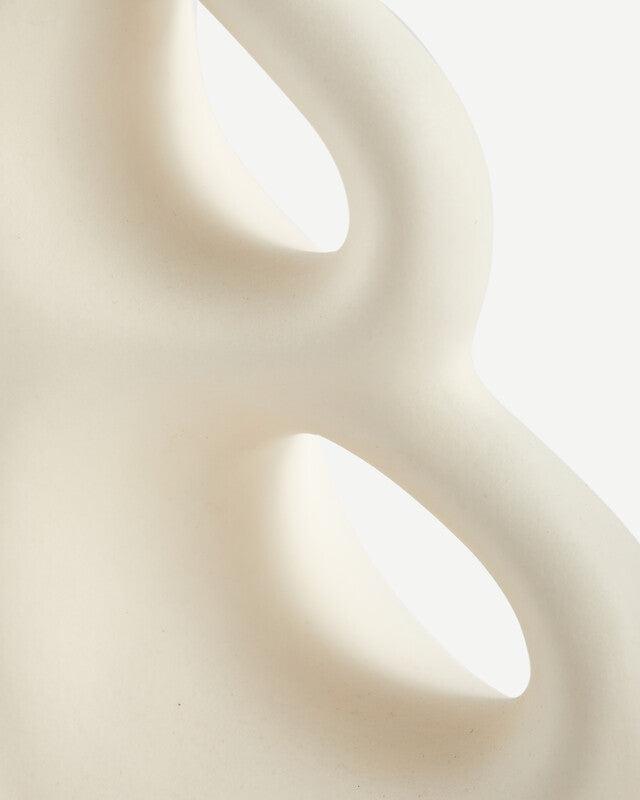 Three Ears Vase - S - White