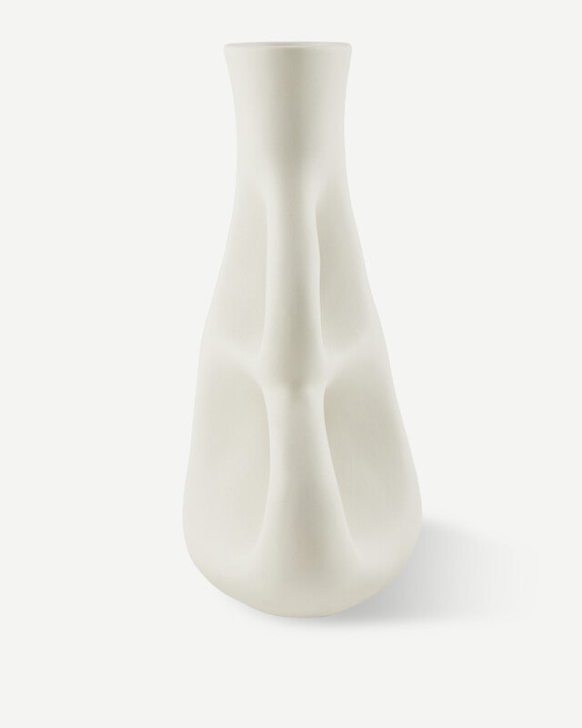 Three Ears Vase - S - White