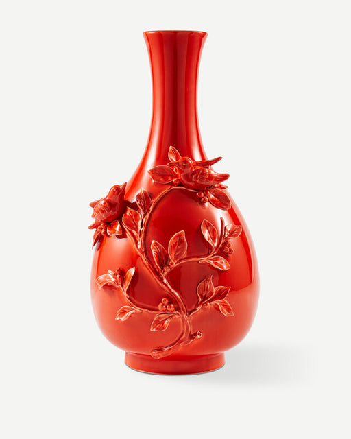 3D Birds Vase - Orange