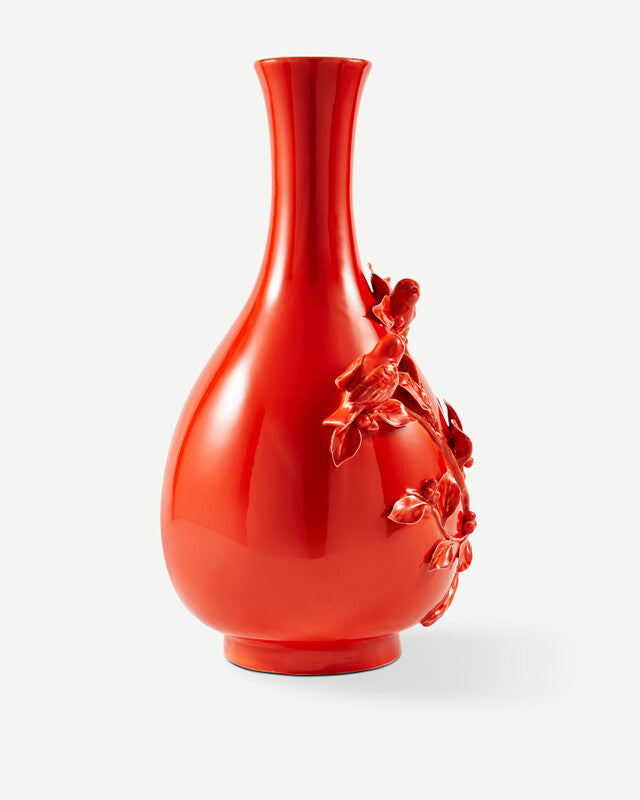 3D Birds Vase - Orange