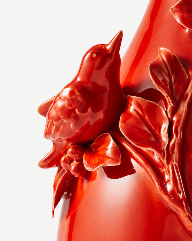 3D Birds Vase - Orange
