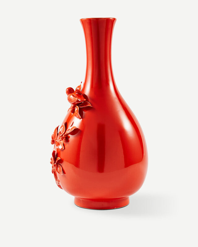 3D Birds Vase - Orange