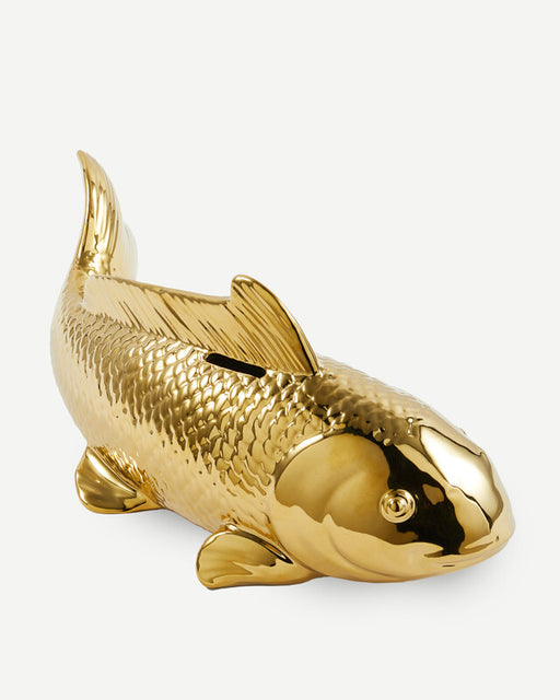 Fish Moneybox - Gold