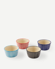 Marine Striped Bowls - Multi-colour
