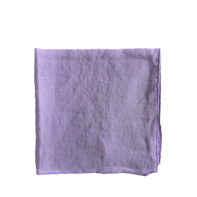 Lavender Linen Napkin With Dark Edge