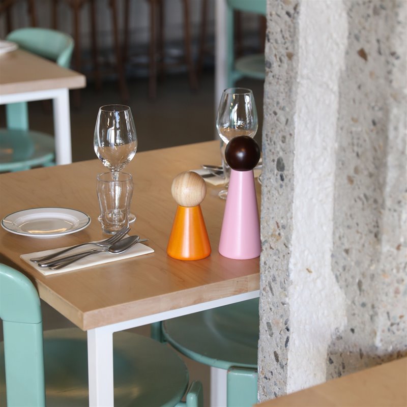 Salt & pepper halma small orange