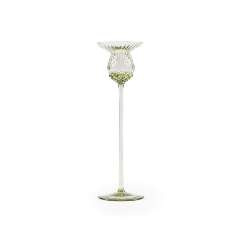 Tulipán Candle Holder 25 cm Olivegreen