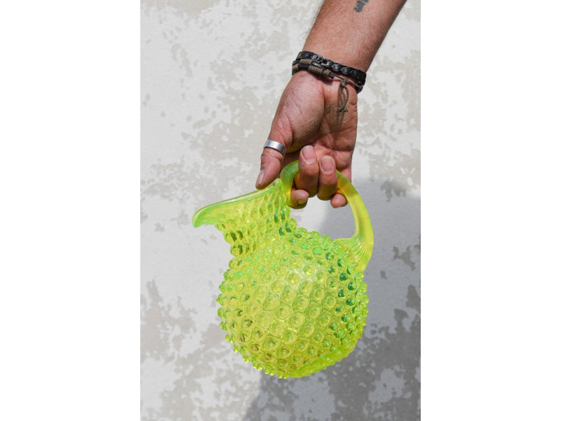 Alice's Paris Hobnail Jug 2L Lime