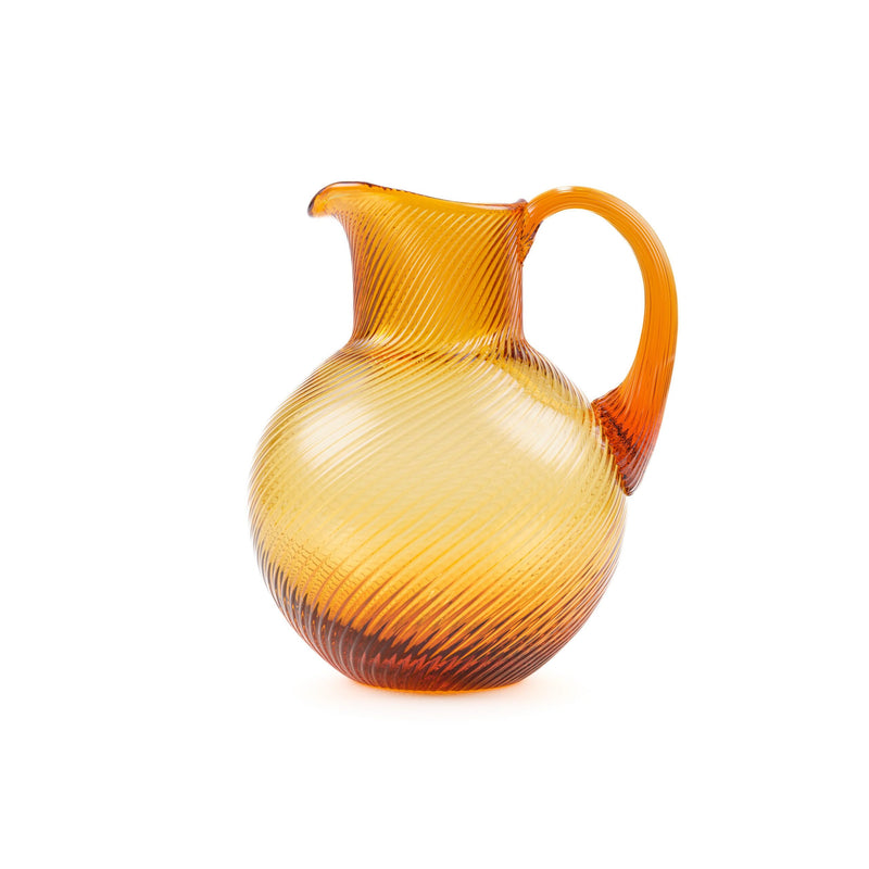 Spiral Jug 2L Amber
