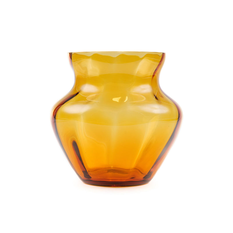 Dahlia Vase Amber