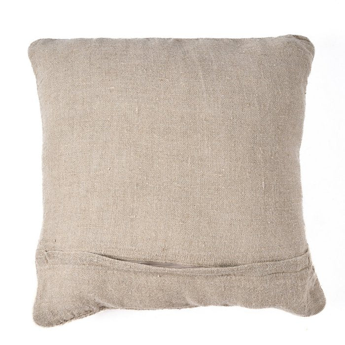 The Linen Stitch Cushion Cover - Natural White
