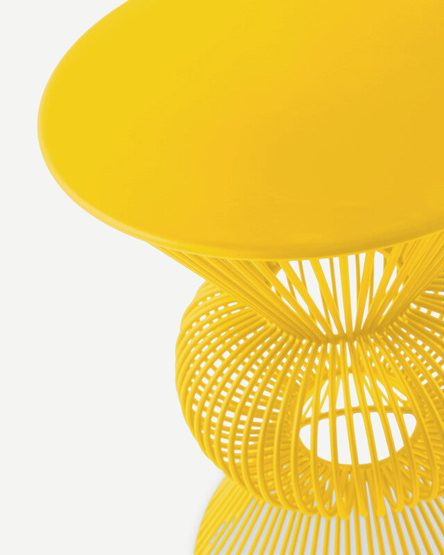 Wired Ball Stool - Yellow