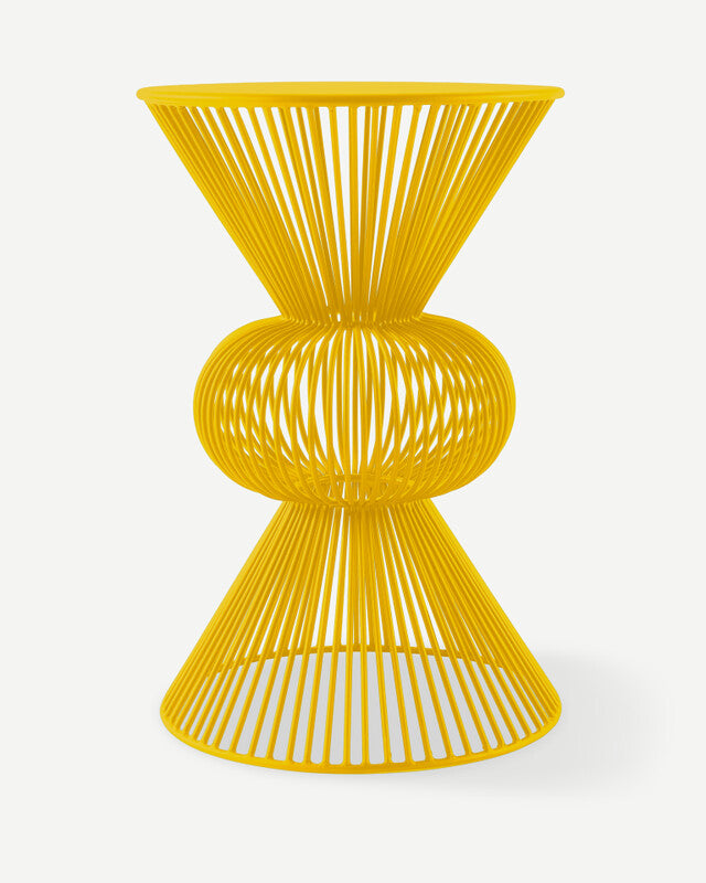 Wired Ball Stool - Yellow