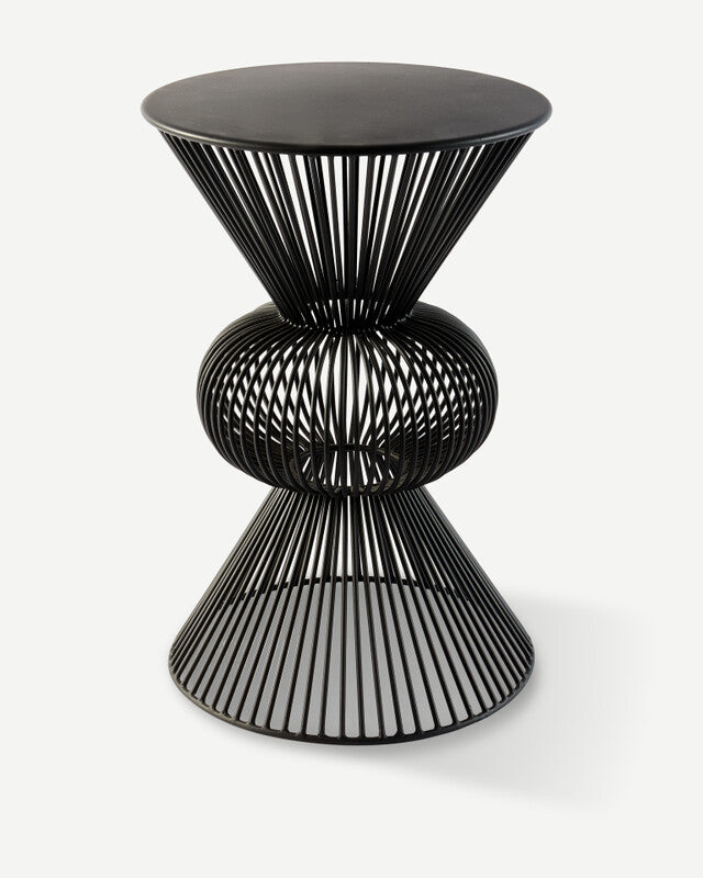 Wired Ball Stool - Black
