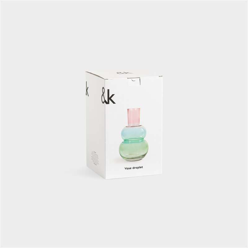 Droplet Large Vase - Pink