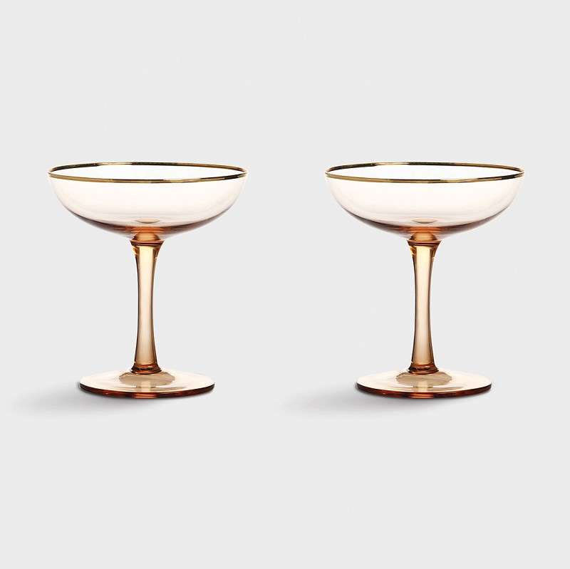 Gold Champagne Coupe