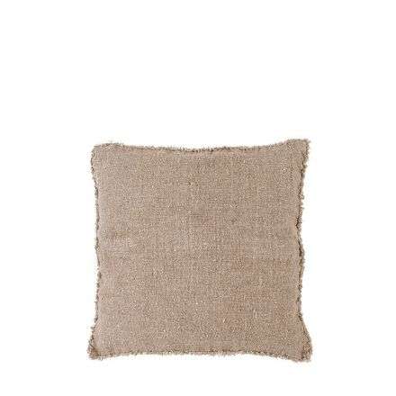 Raw Linen Natural Color Fringes