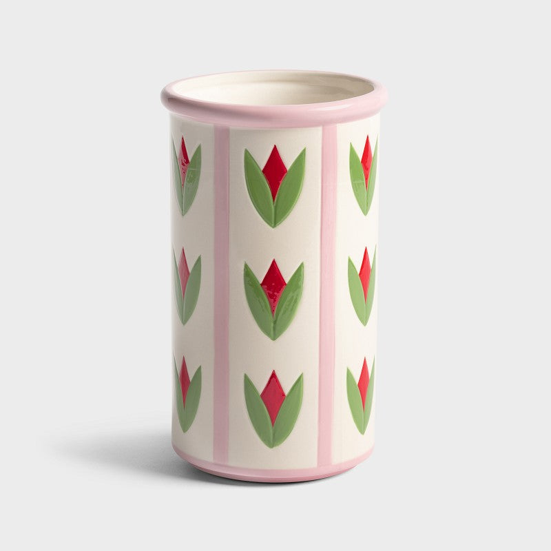 Vase patch tulip