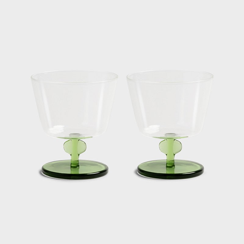 Water glass petal set of 2