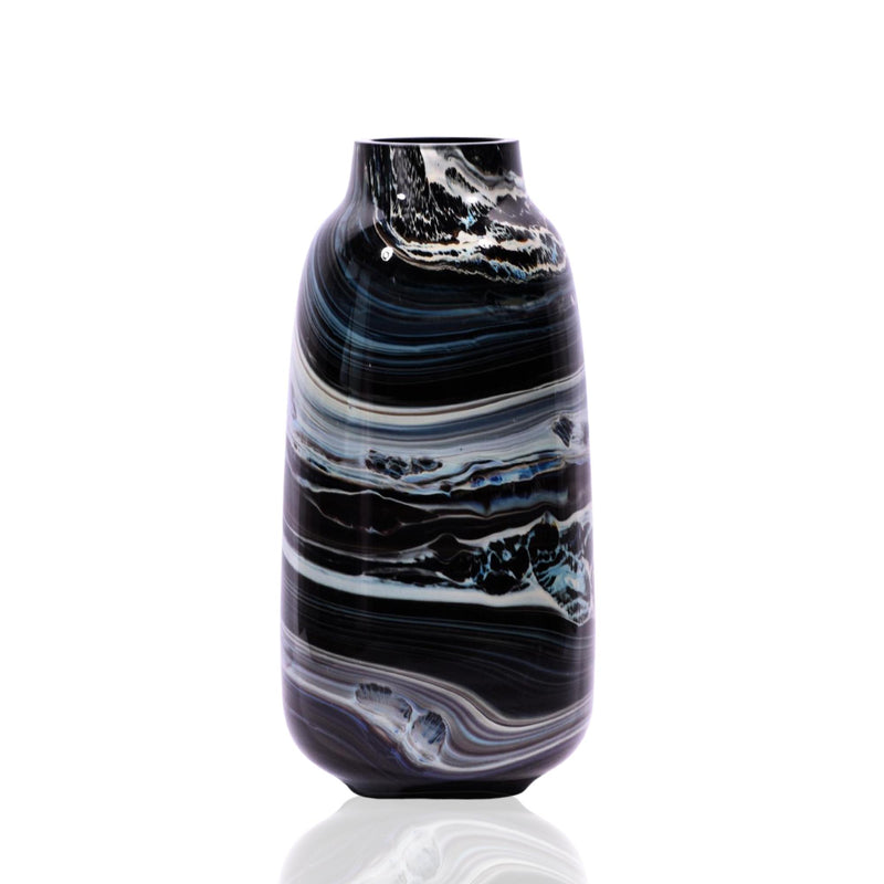 Volcano Vase Blue Agate