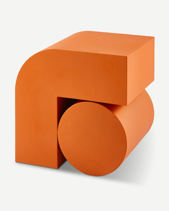 Kombo Side Table - Orange