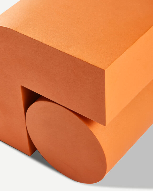 Kombo Side Table - Orange