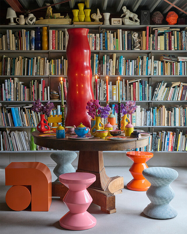 Kombo Side Table - Orange