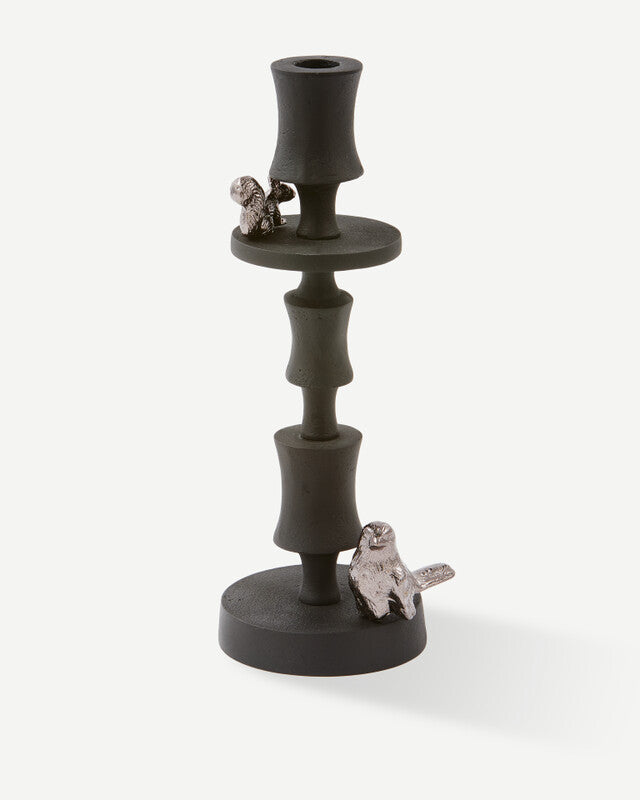 Climbing Pole Candle Holder - M - Black