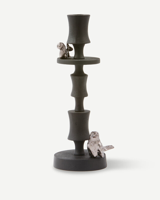 Climbing Pole Candle Holder - M - Black
