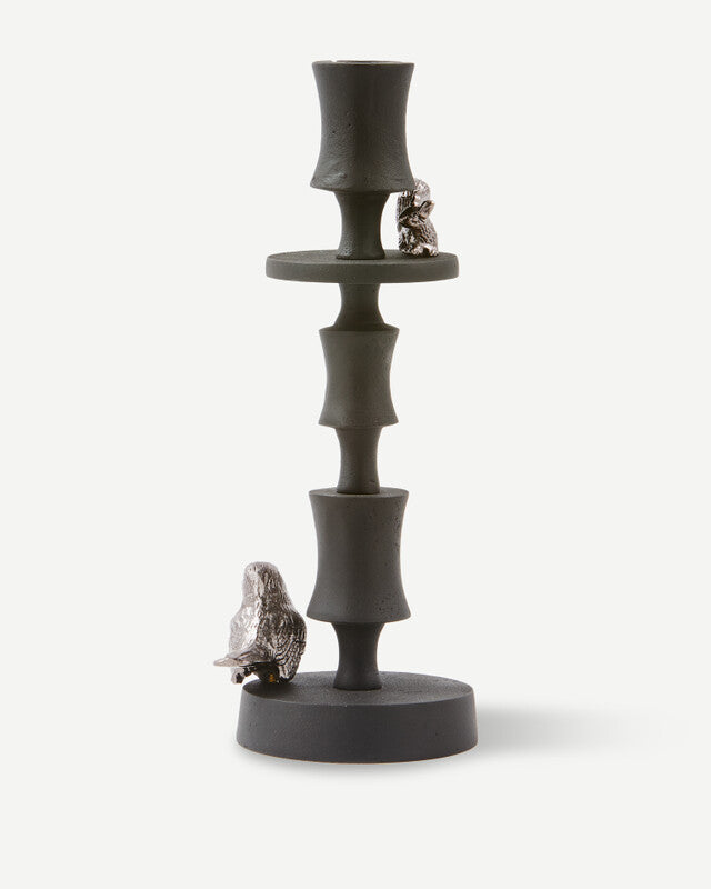 Climbing Pole Candle Holder - M - Black