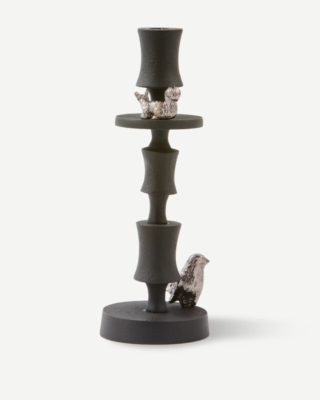Climbing Pole Candle Holder - M - Black