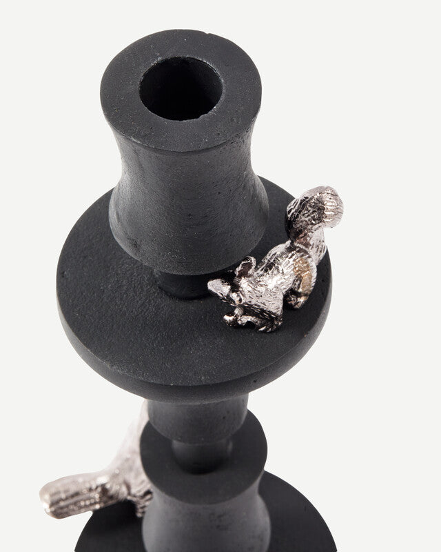 Climbing Pole Candle Holder - M - Black