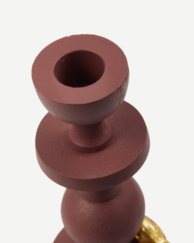 Climbing Pole Candle Holder - L - Dark purple