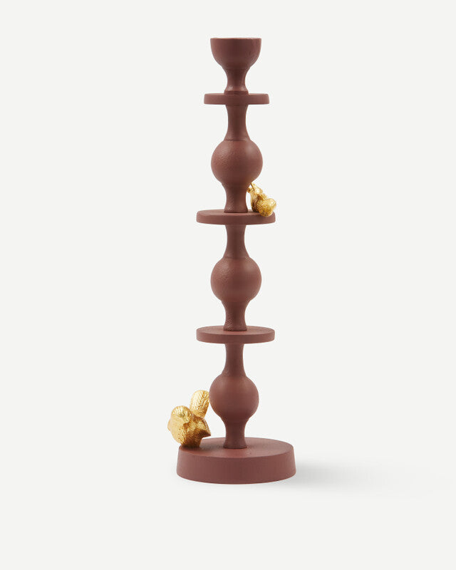 Climbing Pole Candle Holder - L - Dark purple