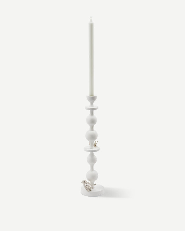 Climbing Pole Candle Holder - XL - White