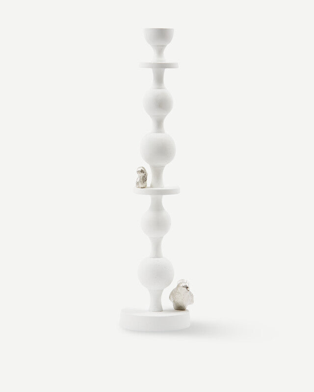 Climbing Pole Candle Holder - XL - White