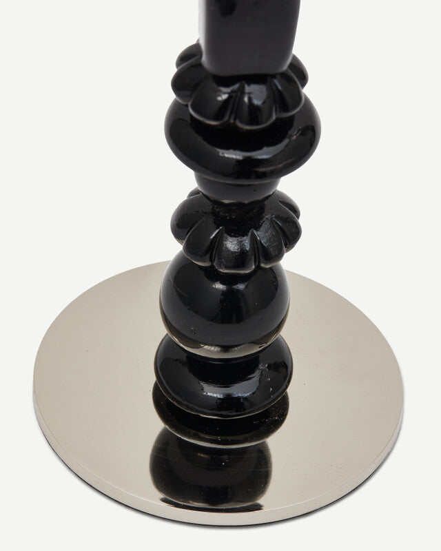 Beads Candle Holder - S - Black