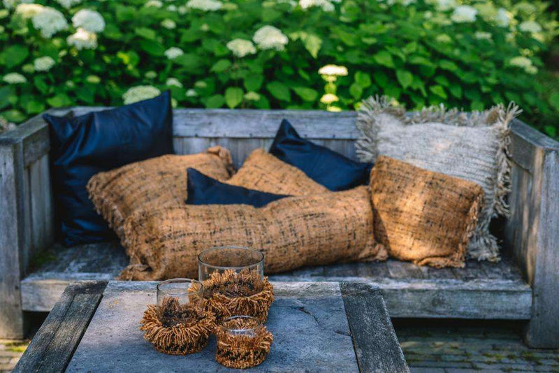 The Oh My Gee Cushion Cover - Cinnamon Black