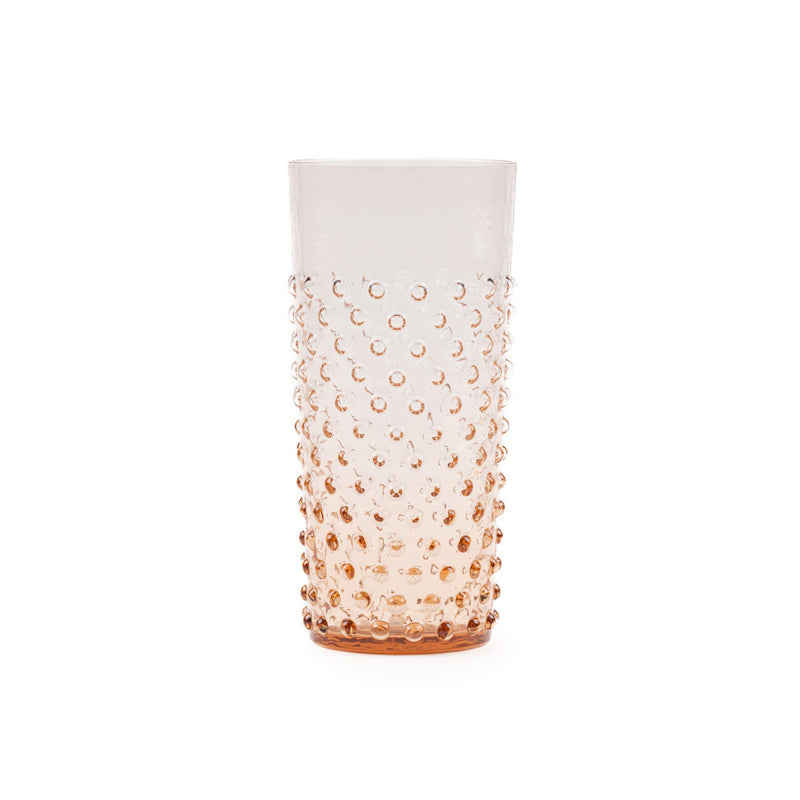 Hobnail Long Drink New Brown