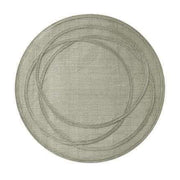 Abaca Linen Underplate With Irregular Hoops