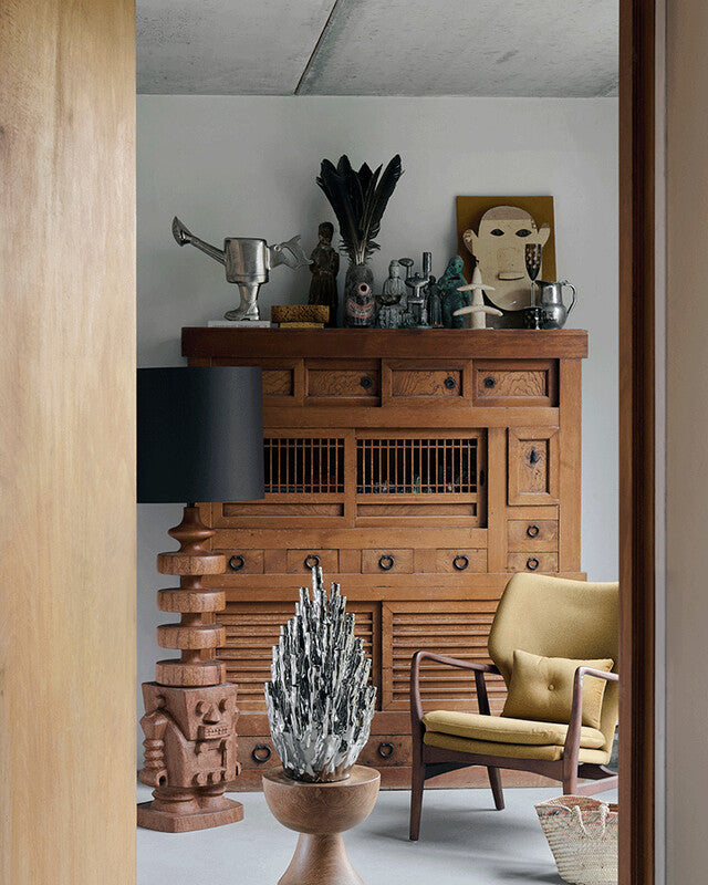 Robot Stool - Cognac