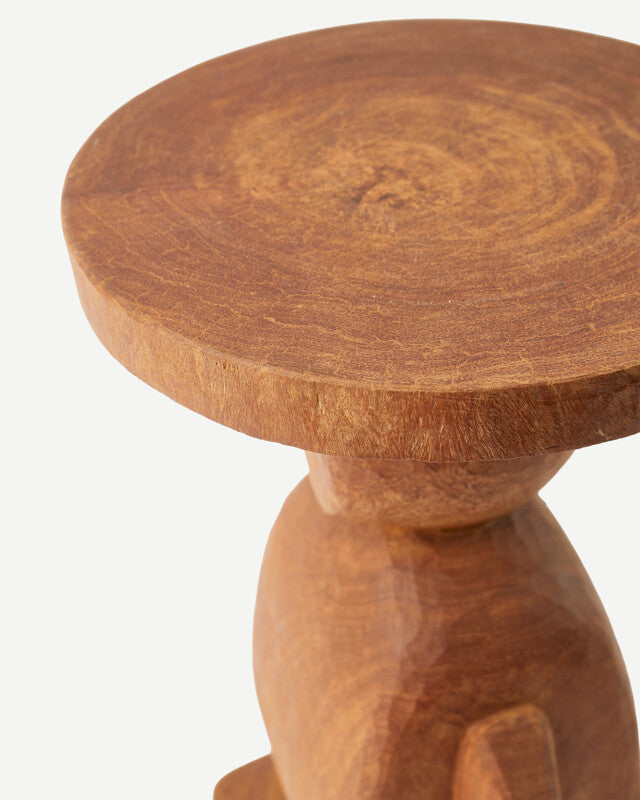 Figure Side Table - Cognac