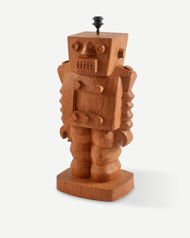 Robot Lamp Base - Cognac