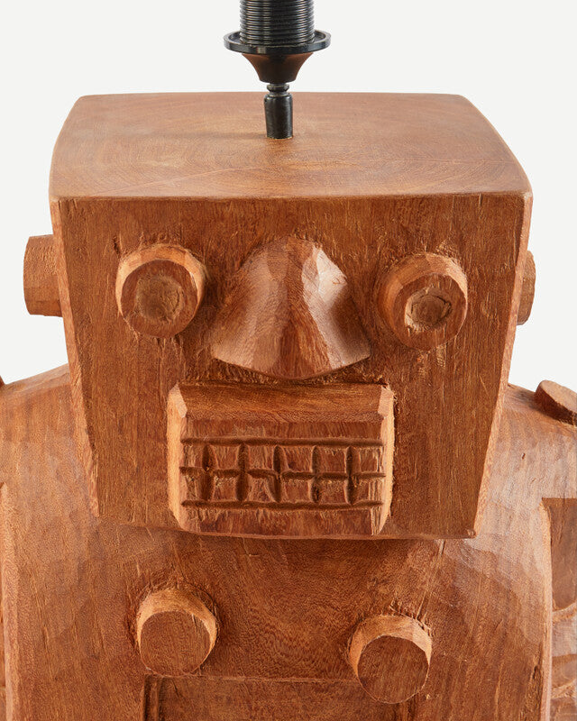 Robot Lamp Base - Cognac