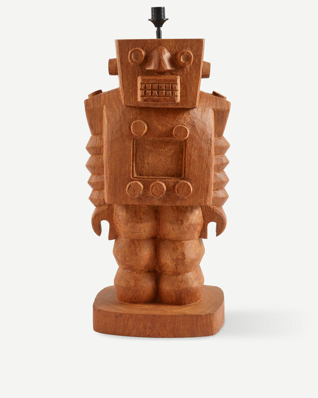 Robot Lamp Base - Cognac