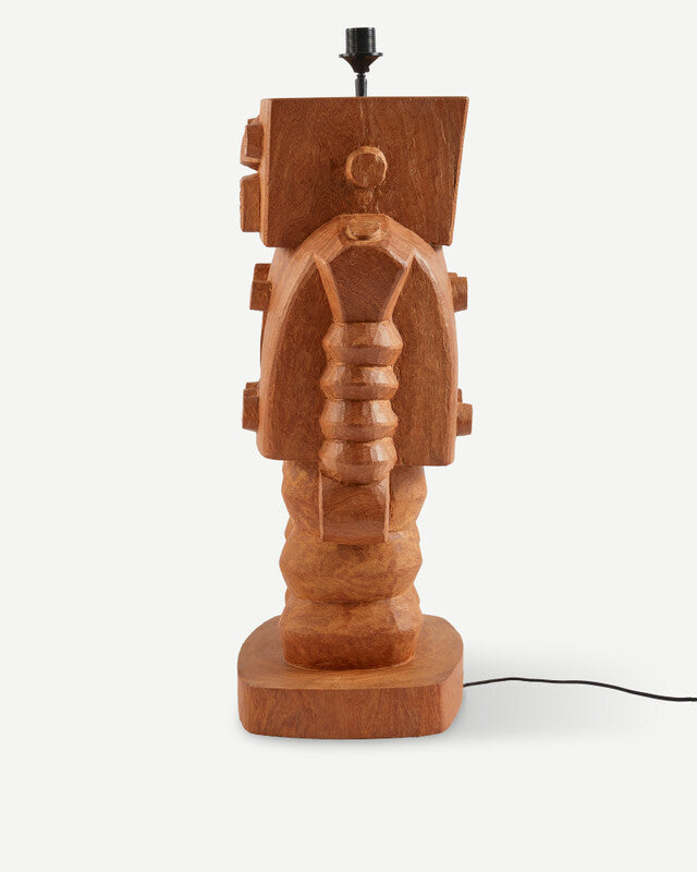 Robot Lamp Base - Cognac
