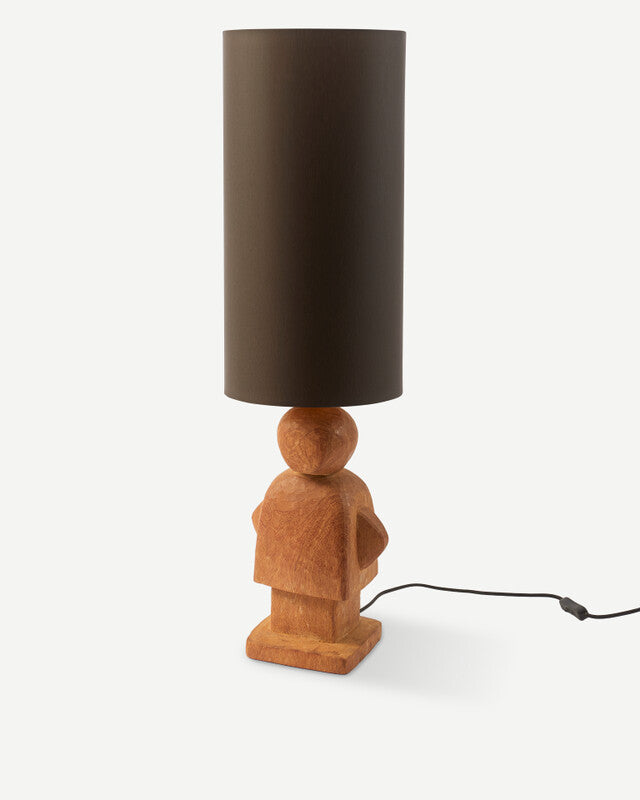 Figure Lamp Base - Cognac