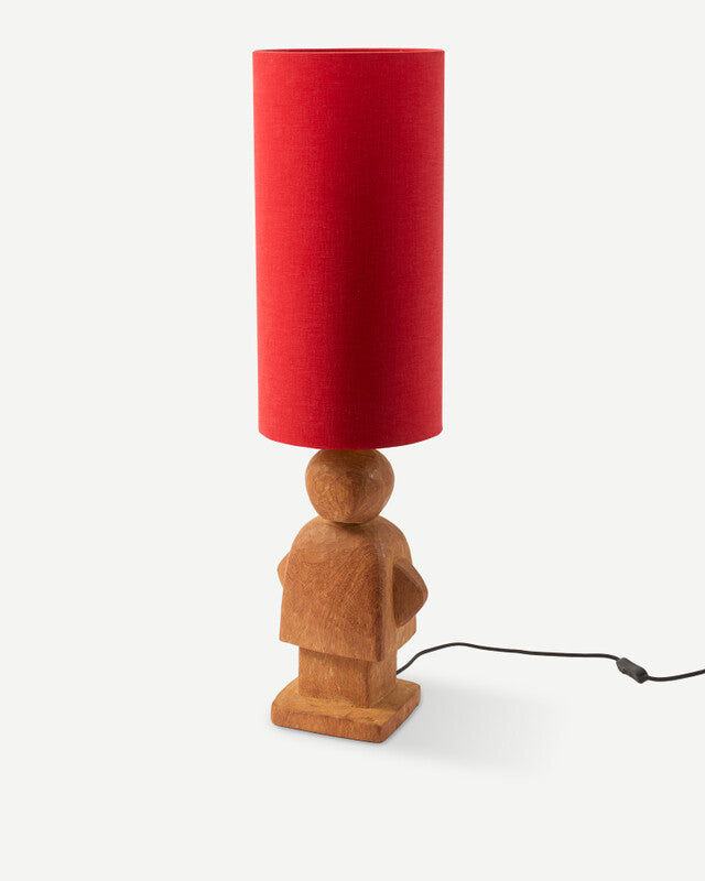 Figure Lamp Base - Cognac